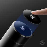 Botella Térmica Inteligente de 500 ml con Aislamiento al Vacío, con Termostato Digital, Sensor de Temperatura y Pantalla LCD de Temperatura
