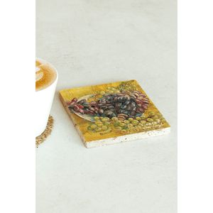 Posavasos de Piedra Individual de la Serie Vincent Van Gogh, Diseño Cuadrado 146, para Regalo Empresarial o Promocional - Product Image 2