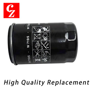ไส้กรองน้ำมันทดแทน CZ รุ่น W719/5 สำหรับอะไหล่เครื่องอัดอากาศอุตสาหกรรม Mann  ไส้กรองสแตนเลส - Product Image 2