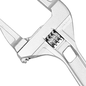 1pc Short Shank Large Opening Bathroom Wrench Tool Aluminum Alloy Adjustable Universal <strong>Snap</strong> Wrench <strong>Spanner</strong> Repair <strong>Set</strong> Tools - Product Image 4