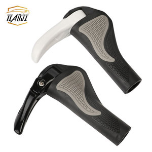Poignées de guidon de vélo ergonomiques en caoutchouc en forme de <span class=keywords><strong>corne</strong></span> - Product Image 1