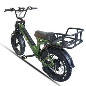 ANLOCHI <span class=keywords><strong>2022</strong></span> Nouveau Style Vélo <span class=keywords><strong>Cargo</strong></span> Électrique à 2 Roues en Alliage 20*4.0'' à Bas Prix avec Fourche à Suspension Complète - Product Image 3