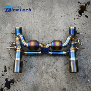 ระบบท่อไอเสียประสิทธิภาพสูงสำหรับมาเซราติ MC20 3.0T ไทเทเนียมแบบ Catback พร้อมท่อเก็บเสียงและวาล์ว - Product Image 6
