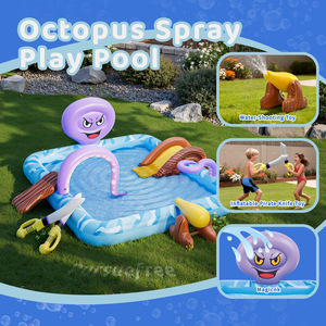 Pursuefree <b>Inflatable</b> Play Pool 150x80x40cm Multi Sports Outdoor Family Swimming Pool - Product Image 4