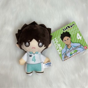 Vente chaude unisexe Q Version Haikyuu Shoyo <span class=keywords><strong>Hinata</strong></span> porte-clés Super doux en peluche Anime dessin animé sac pendentif en peluche PP coton anniversaire - Product Image 5