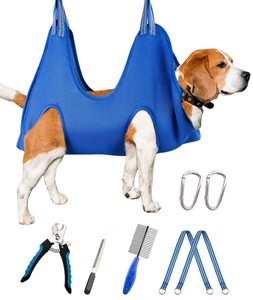 New Pattern Harness 10 in 1 <strong>Dog</strong> Pet <strong>Grooming</strong> Hammock With Nail Trimmer Breathable <strong>Dog</strong> Restraint <strong>Bag</strong> for <strong>Dogs</strong> Cats - Product Image 1