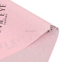 Papier spécial mat coloré recyclable en gros pour emballage de vêtements et chaussures coréens avec impression de logo personnalisé en feuille d'or