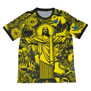 Maglie da Calcio Brasiliane di Alta Qualità 24-25, Tute da Allenamento in Sublimazione, Divise da Calcio per Uomo - Product Image 2