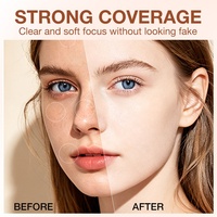 LOZEE Korea Alas Bedak Tahan Keringat Air Cushion Foundation Semi Matte Tahan Lama Dua Lapis
