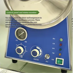 16 L Lab tisch-Dampf-Sterilisator medizinische Sterilisation für chirurgische Instrumente Sterilisierfläschchen mit einem Autoclave-Gerät