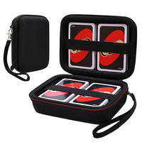 Étui de rangement portable PT Brand Red pour plus de 300 cartes, sacs et étuis à usage spécial, étanche, en EVA, pour le voyage