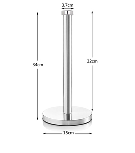 Porte-papier de cuisine étanche, en acier inoxydable, pour rouleau de papier toilette - Product Image 3