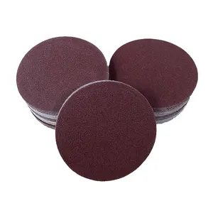 Hot Sales 5 Inch Abrasive Sanding Disc Round Sandpaper Red Sand Paper Disk For Car Sanding