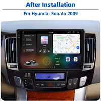 Autoradio Android pour Hyundai Sonata 2009-2010, navigation GPS, Car-play, 4G WIFI, système multimédia stéréo