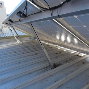 Sistema de Montaje Solar para Techos Planos con Lastre, Soportes Ajustables para Paneles, Rieles de Aluminio - Product Image 3