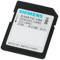 Carte mémoire Siemens 100% originale neuve 6AV2181-8XP00-0AX0 SIMATIC HMI 2 Go, carte de stockage industrielle PLC, module de mémoire de données