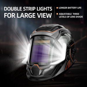 Ventana de visión de 180 grados tipo C con 4 luces LED, 3 vistas laterales, 3.94" x 3.74", 4.5 horas de visualización, para soldadura - Product Image 5