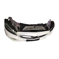 Kit de pare-chocs avant pour Mercedes-Benz W205 C260 Classe C, avec grille et phares, installation par vis, découpes pour capteurs d'aide au stationnement, qualité OE