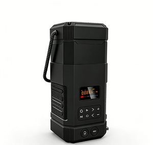 Hete Aanbieding: Fabrieksdirect DAB AM FM NOAA Weerband Noodradio met zonne-opladen en handkruk voor buitengebruik - Product Image 2