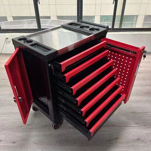 Çekmeceli, Krom Kaplama, Hareketli Alet Arabası, Garaj Alet Dolabı - Product Image 4