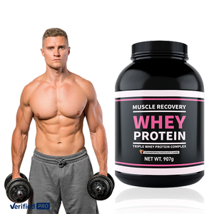 100% Proteína de Suero de Leche Dorada con Sabor a Chocolate para Antes del Entrenamiento, Polvo <span class=keywords><strong>Universal</strong></span> para Aumentar de Peso - Product Image 1