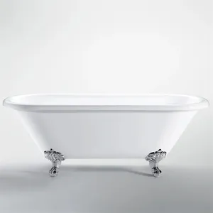 4本足ポータブルディープ自立型小さな爪足浸漬浴槽浴槽