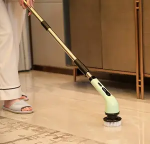 2024 Cleaning Electric Brush 9 In 1 Adjustable Detachable Long Handle Wireless Cleaning Brush Spin Scrubber For Cleaning