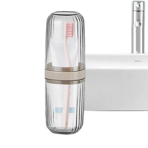 Organizador de Banheiro de Grande Capacidade para Escova de Dentes e Pasta de Dente, Suporte de Viagem para Escova de Dentes e Armazenamento de Pentes - Product Image 2