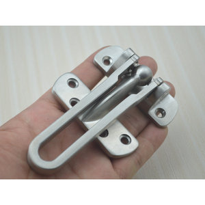 Xinjieliang Anti Theft Buckle 304 Stainless Steel Precision Cast Door <b>Latch</b> Security <b>Lock</b> For Hotel Guesthouse Door - Product Image 5