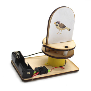 Kit científico de jaula de madera para pájaros, juguete educativo con funcionamiento manual y alimentado por batería para niños de 7 a 9 años, experimento científico, aprendizaje STEM - Product Image 4
