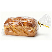 Sacs à pain BOPP personnalisés à bas prix pour l'emballage du pain fait maison, sacs à pain transparents en plastique personnalisés, emballage en plastique