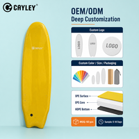 Planche de surf longboard pour enfants, idéale pour débutants, durable, écologique, portable, unisexe, pour eaux peu profondes, plage côtière