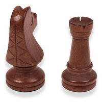 Jeu d'échecs avec des pions de 3,5 pouces, pièces d'échecs en bois de haute qualité pour les enfants de 5 à 7 ans, unisexe