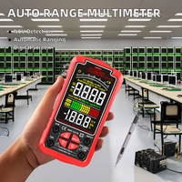 ZLLJMETER Multimeter LCD Digital Rentang Otomatis ZL126B Tegangan AC/DC 0-750V DC 0-600V Resistansi 0-100Mohm Dioda Kapasitansi