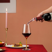 Aérateur de vin de qualité supérieure qui se fixe à la bouteille pour améliorer la saveur, verseur aérateur pour bouteilles de vin, bec verseur décanteur