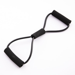 Bande de résistance en forme de huit, bande d'exercice élastique en TPR pour étirement du dos, des épaules et du cou, équipement de fitness portable, 40cm - Product Image 4