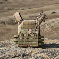 Gilet tactique unisexe HUADUN MOLLE en tissu Oxford 600D, sangle réglable, logo personnalisable, fabriqué en Chine, équipement de défense personnelle
