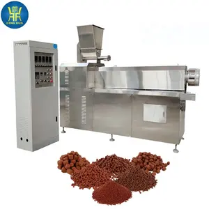 big capacity fish feed processing extruder line fish food pellet production line make machine