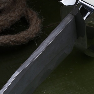 Couteau de poche tactique personnalisable Bowie, lame en acier inoxydable, manches en bois, chasse, bricolage, usage industriel, OEM - Product Image 5