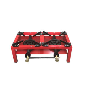 Estufa de <span class=keywords><strong>Gas</strong></span> Portátil de Hierro Fundido de <span class=keywords><strong>Dos</strong></span> Quemadores para RV, Hogar, Camping al Aire Libre, Estufa de <span class=keywords><strong>Gas</strong></span> Roja de Alta Calidad y Alta Eficiencia - Product Image 2