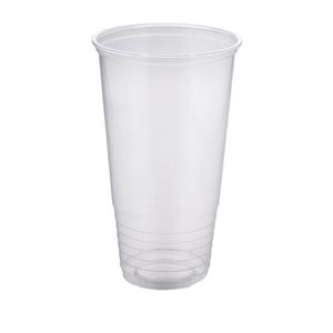 Gobelets en plastique PP jetables transparents de 8 oz et 42 oz avec couvercle à disque anti-déversement, compatibles micro-ondes, diamètre 11,5 cm, pour boissons à emporter - Product Image 1