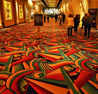 Tapis de luxe pour club de golf, tapis en nylon imprimé, tapis pour hôtel 5 étoiles, banquet, couloir, casino