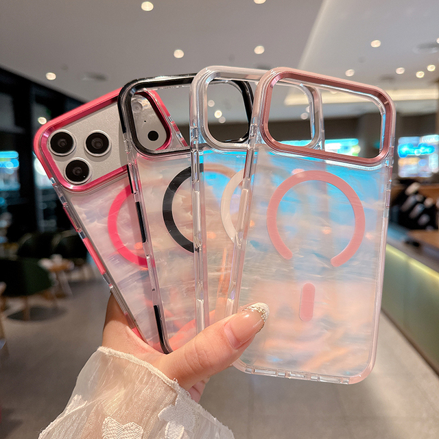 Marble Texture Design Phone case for iPhone 18 17 Pro Max Luxury Magnetic IMD Phone Cover for iPhone 12 13 14 15 16 17