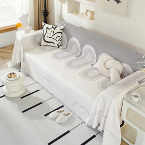 Housse de canapé moderne en chenille, toutes saisons, universelle, pour salon, décorative – Offre Spéciale - Product Image 5