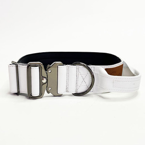 부드러운 네오프렌 합금 및 인쇄 패턴 개인화 된 리본과 1.5 인치 2 인치 전술 개 목걸이 하이 퀄리티 나일론 애완 동물 목걸이 - Product Image 3