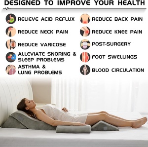 <strong>Memory</strong> <strong>Foam</strong> Reading Bed <strong>Pillow</strong> Back Cushion Ergonomic Wedge Sleeping <strong>Pillows</strong> - Product Image 4