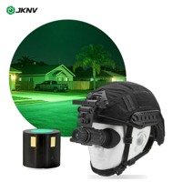 JKNV Optical Low Light FOM1600 Plus PVS-14 Monokuler Penglihatan Malam dengan Braket Tahan Air, Perbesaran 1x, Resolusi 60lp/mm