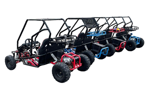 Mini-jeep à essence 2 places, kart tout-terrain à quatre roues pour adultes et enfants, idéal pour les voyages en plein air sur les plages sablonneuses - Product Image 3