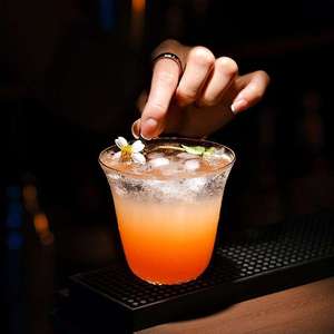 Vaso de Cristal Minimalista de Estilo Chino con Boca Ancha y Base Alta para Servir <span class=keywords><strong>Gin</strong></span> <span class=keywords><strong>Tonic</strong></span>, Bebidas de Fiesta, Vaso Collins para Shots - Product Image 5