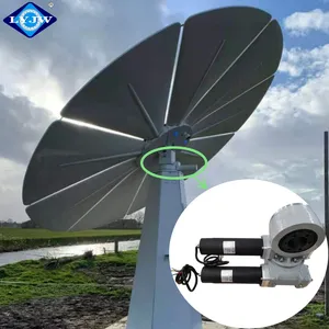 Luoyang JW Factory Solar Energy System DC Motor Dual Axis Slewing Drive SE7 SDE7 SDD7 For Sun Flowers/Solar Tracking System